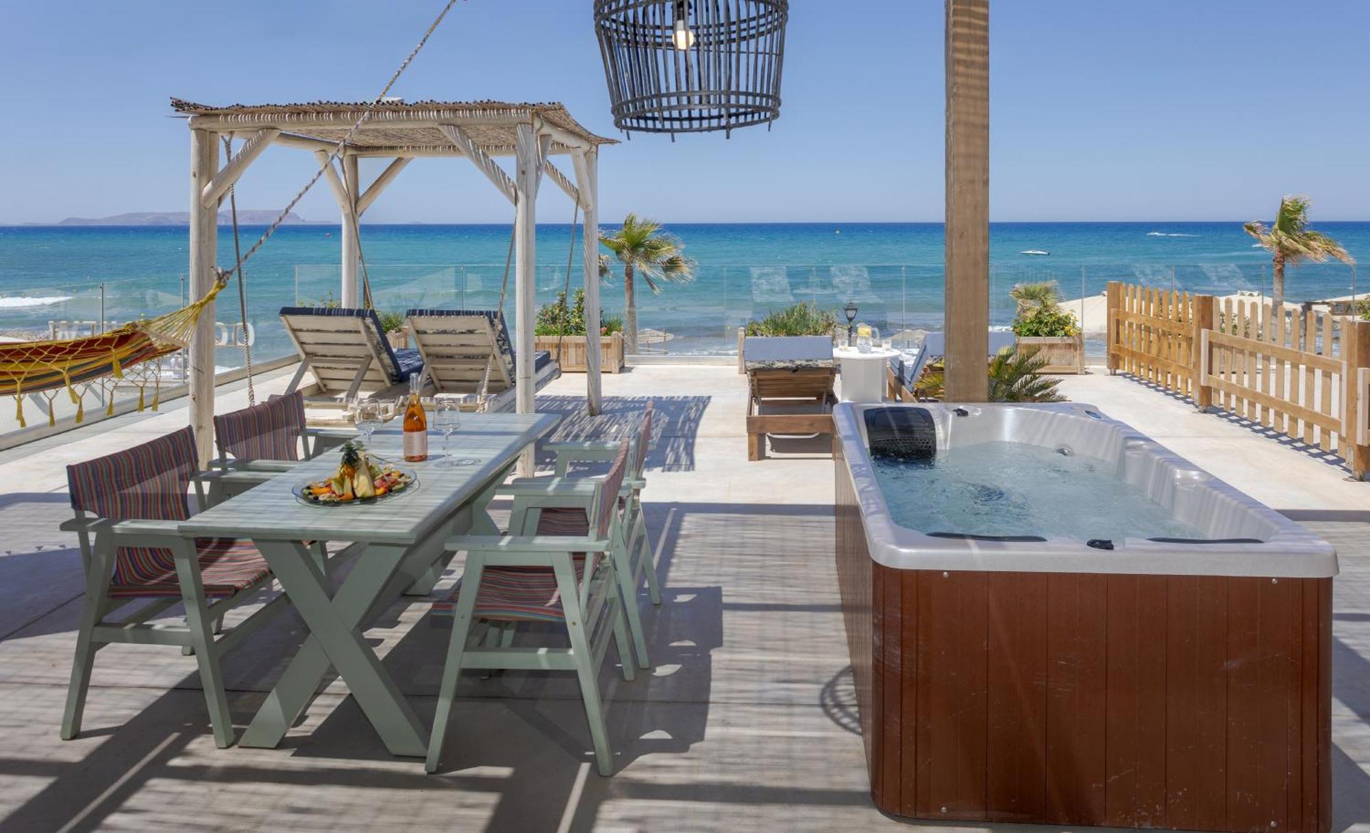 Galazio Beach Resort Khersónisos Eksteriør bilde
